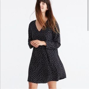 Madewell long sleeve Star Dress with button back